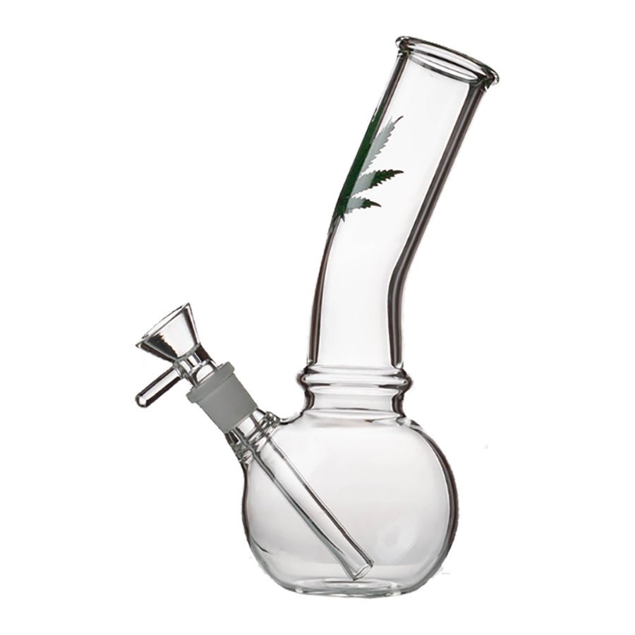 8 glass bong with leaf.jpg 8 glass bong with leaf.jpg