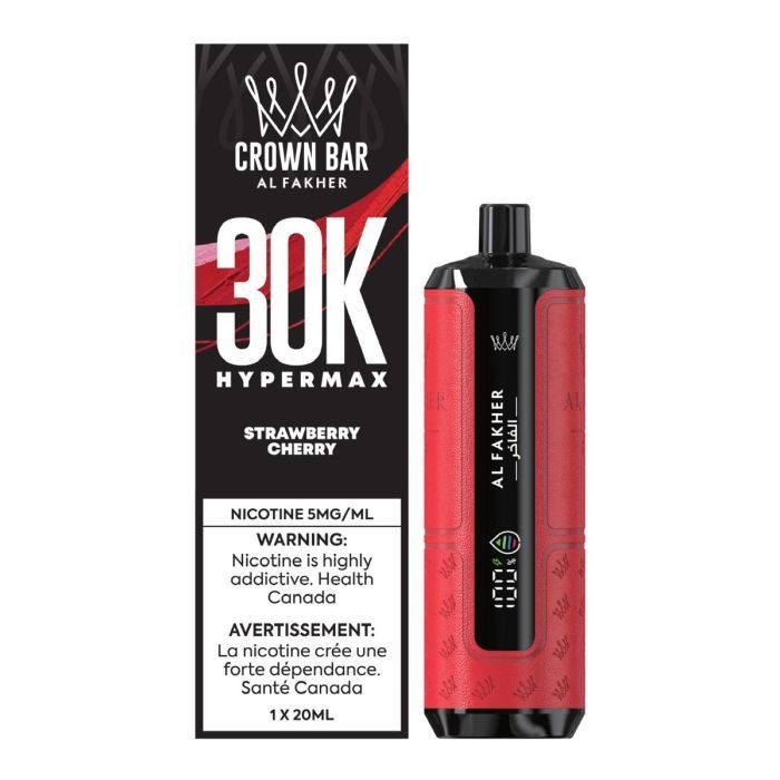 al fakher crown bar hyper max 30k strawberry cherry.jpg al fakher crown bar hyper max 30k strawberry cherry.jpg