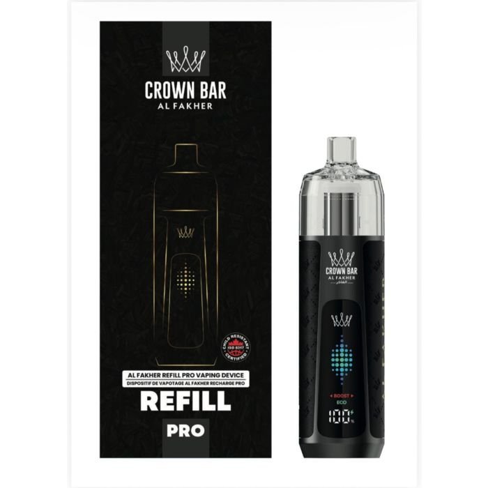 midnight black al fakher refill pro device kit refillable hookah vape.jpg