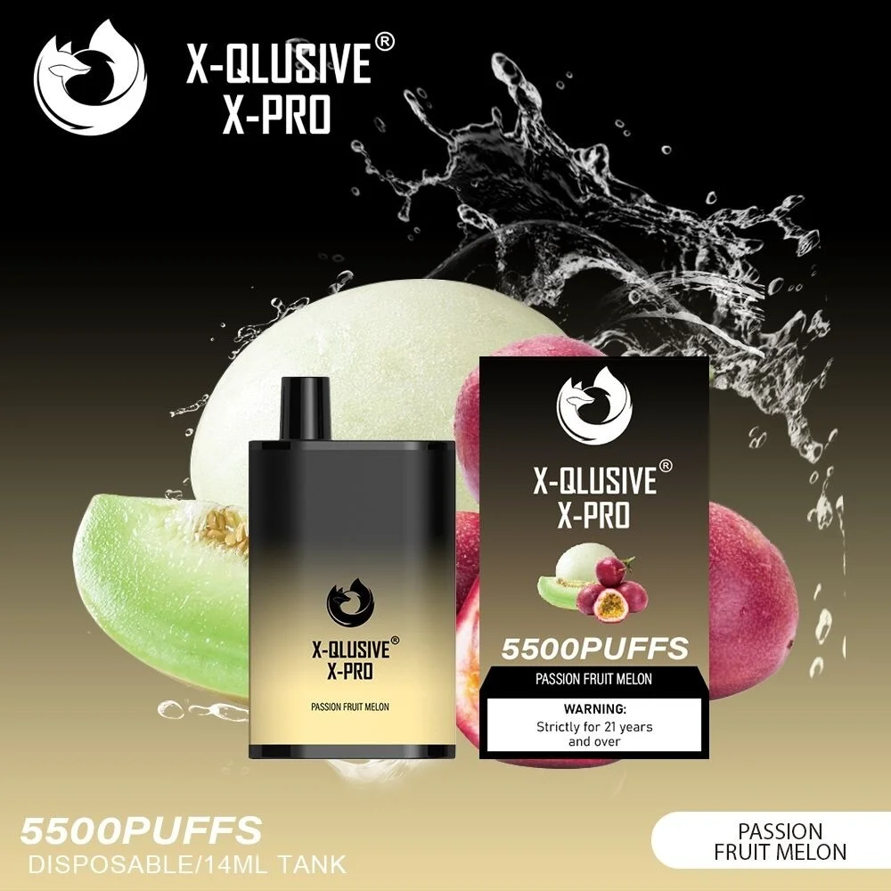 x qlusive x pro passion fruit melon – 5500 puffs.webp x qlusive x pro passion fruit melon – 5500 puffs.webp