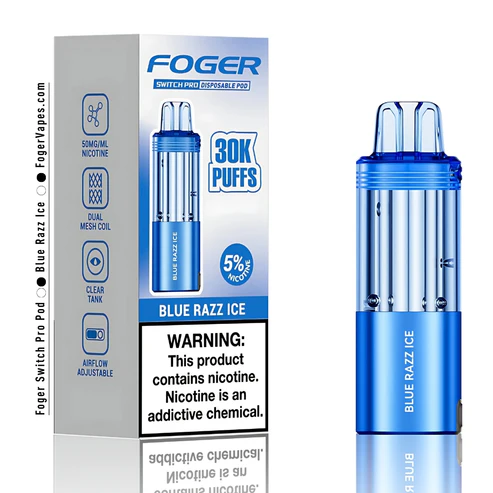 blue razz ice switch pro 30k puffs disposable pod box.webp blue razz ice switch pro 30k puffs disposable pod box.webp