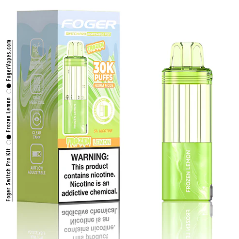frozen lemon foger switch pro 30k puffs disposable pod box.webp frozen lemon foger switch pro 30k puffs disposable pod box.webp