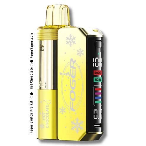 hot chocolate foger switch pro 30k puffs disposable kit holiday edition.webp hot chocolate foger switch pro 30k puffs disposable kit holiday edition.webp