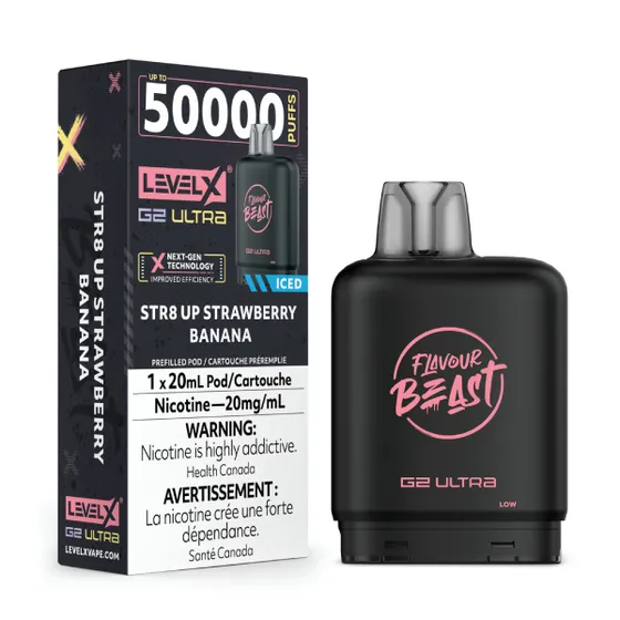 levelx g2 ultra flavourbeast pod mar2026 render fam 20mg str8upstrawberrybanana 3.webp levelx g2 ultra flavourbeast pod mar2026 render fam 20mg str8upstrawberrybanana 3.webp